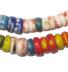 Multicolored Prosser Beads